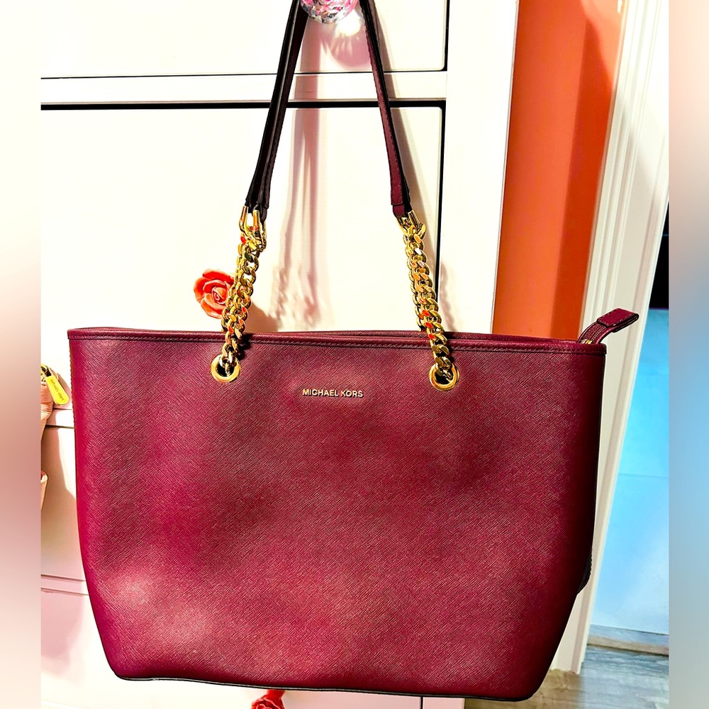 Michael Kors Maroon Purse